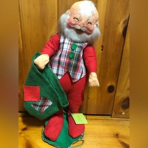 Santa Clause 18 Inch AnnaLee Doll 1968 Rare Vintage